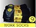 Mens Shoes Size 6 9 pairs mens WORK BOOT SOCKS.ultimate.size6-11