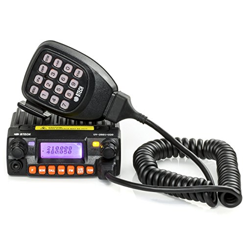 BTECH MINI UV2501+220 (Gen. 2) 25 Watt Tri Band Base, Mobile Radio
