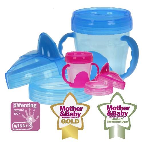 Vital Innovations 492070 Mein erster 3-Stufen Trinklernbecher - 220ml - pink Preisvergleich