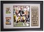 Brett Favre Photograph Including Two Trading Cards in a 12" x 18" Deluxe Photograph Frame