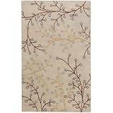 IMAGE OF Athena Ivory Contemporary Rug Size: Runner 3' x 12'