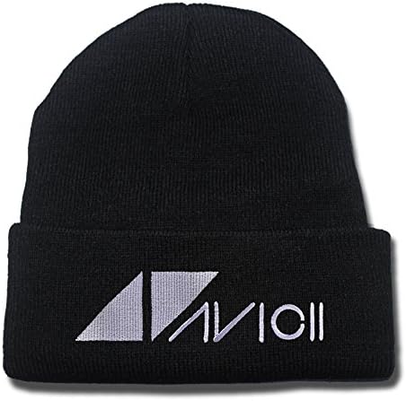 Avicii Logo Beanie Fashion Unisex Embroidery Beanies Skullies Knitted Hats Skull Caps