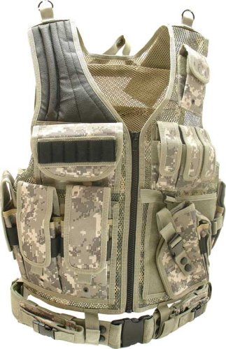 Airsoft Vest Holster Univ Digital Camo