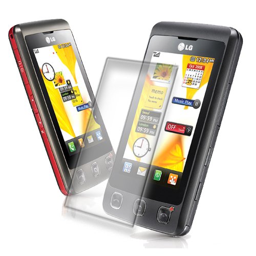 ClearICE LCD Screen Cover Guard Protector Fits LG KP500 Cookie Part of the XYLO ACCESSORIES RANGE.