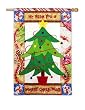 Christmas Tree Deluxe Elite Applique Flag