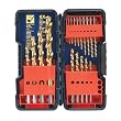 Bosch TI18 18-Piece Titanium Twist Drill Bit Assortment with Plastic Case