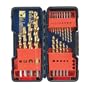 Bosch TI18 18-Piece Titanium Twist Drill Bit Assortment with Plastic Case