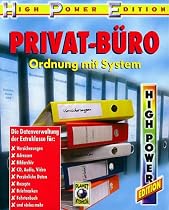 Privat-B&uuml;ro, 1 CD-ROM Ordnung mit System. Die Datenverwaltung der Extraklasse f&uuml;r Versicherungen, Adressen, Bildarchiv, CD, Audio, Video, Pers&ouml;nliche Daten, Rezepte, Briefmarken, Fahrtenbuch und vieles mehr f&uuml;r Windows 95/98/