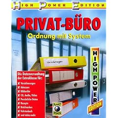 Privat-B�ro, 1 CD-ROM Ordnung mit System. Die Datenverwaltung der Extraklasse f�r Versicherungen, Adressen, Bildarchiv, CD, Audio, Video, Pers�nliche Daten, Rezepte, Briefmarken, Fahrtenbuch und vieles mehr f�r Windows 95/98/