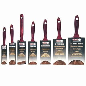 Grip 7 pc Contractor's Paint Brush Set by Grip-On