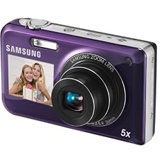 Samsung PL170 Digitalkamera (16,1 Megapixel, 5-fach opt. Zoom, 7,6 cm (3 Zoll) Display, bildstabilisiert) violett