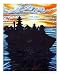 Sunset in Tanah Lot, Bali World Culture Giclee Poster Print by Nouke Hansen, 8x10
