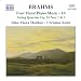 Brahms - Four Hand Piano Music, Vol 10
