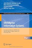 ENTERprise Information Systems, Part I: International Conference, CENTERIS 2010, Viana do Castelo, Portugal, October 20-22, 2010, Proceedings, Part I ... in Computer and Information Science)
