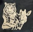 Monkey Tiger Land Rover Freelander 28" Spare Tire Cover
