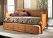 Casey I Daybed w/ Trundle in Honey Maple Finish By Fashion Bed Group