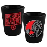 "The Force Is Strong With This One" -- Darth Vader -- Star Wars Shot Glass