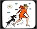 Decorated Mouse Pad with body, individuals, individual, humans, woman, person, dog, b...