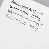 560×760mm　アルシュ水彩紙　サチネ極細300g　※10枚包