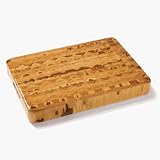 Proteak 311 Rectangle End Grain Chopping Block With Hand Grip - 20 X 14 X 2.5 Inch