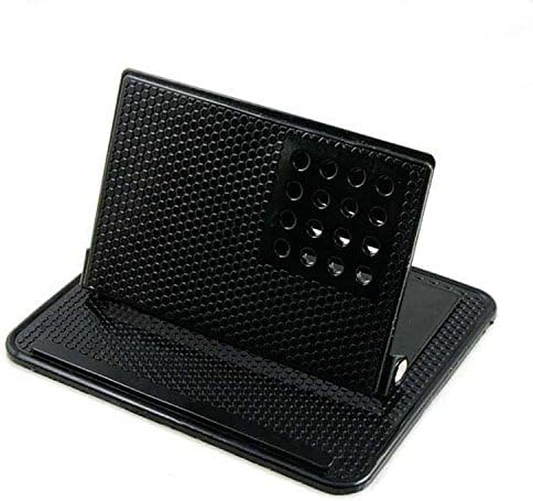 Easierbuy Dashboard Sticky Pad - Adjustable angle Mount Holder magic Anti-slip [Washable] Non-slip Mat Car Dashboard Adhesive Mat for Cell Phone Cd Electronic Devices Phone Pad - Black