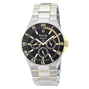 Bulova Men's 98C004 Marine Star Day-Date Watch
