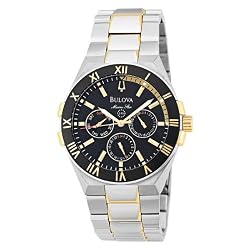 Bulova Men's 98C004 Marine Star Day-Date Watch