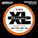 D'Addario ECB82 Chromes Flatwound Medium Bass Strings