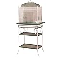 Cockatiel Floor Cage- Green/ White(Medium)