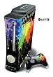 Xbox 360 Skin - System Console Skin and two Xbox 360 Controller Skins - Splatter
