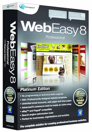 Web Easy 8 Professional Platinum Edition (PC CD)
