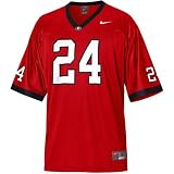 Nike Georgia Bulldogs #24 Youth Red Replica Football Jersey
