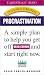 Overcoming Procrastination