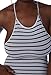 Uncinba Women's Summer Sexy All-match Striped Fishtail Maxi Dress