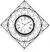 Diamond Wrought Iron Indoor/Outdoor Wall Clock