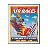 Mickey's Air Races Lithograph
