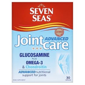 Seven Seas Joint Care Advanced Glucosamine Plus Omega 3 & Chondroitin  30 Capsules