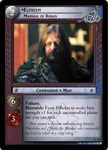 Lord of the Rings TCG - Elfhelm, Marshal of Rohan - The Return of the King