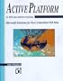 Active Platform: A Developer's Guide : Microsoft Solutions for Next Generation Web Sites