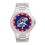 Kansas Jayhawks NCAA Men's Pro II Watch with Stainless Steel Bracelet