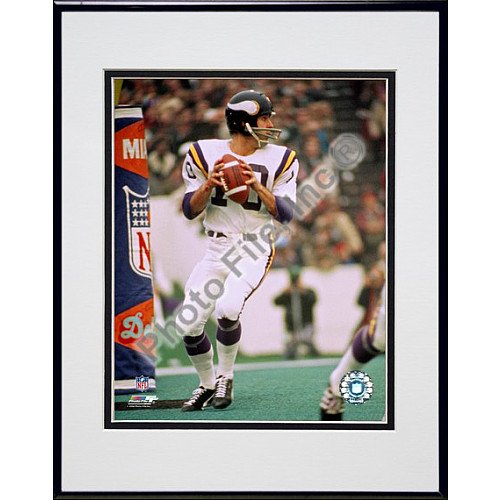 Photo File Minnesota Vikings Fran Tarkenton Framed Photo