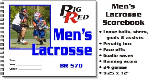 Big Red Lacrosse Scorebook Mens (EA)