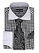 Men's Gingham Check Dress Shirt, Tie, Hanky and Cufflink Set - Many Colors Available