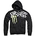 Fox Racing Monster RC Replica Chop Sasquatch Men's Front Fleece Hoody Zip Fashion Sweatshirt/Sweater - Color: Black, Size: 2X-Large