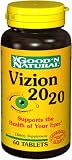 Vizion 2020 - Supports the Health of Your Eyes, 60 tabs,(Good'n Natural)