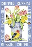 Blooming Chirping Buzzing Garden Flag