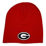 Top of the World Georgia Bulldogs Red Easy Does It Knit Beanie