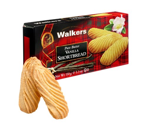 Walkers Shortbread Vanilla Shortbread, 5.3 Ounce Box