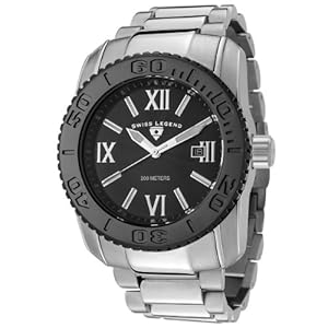 Swiss Legend Men's 10059-11-BB Commander Collection Stainless Steel Watch