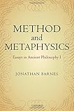 Method and metaphysics : essays in ancient philosophy I
